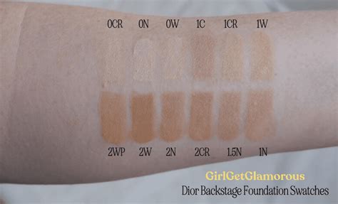 dior backstage foundation vs dior forever|Dior Backstage foundation swatches.